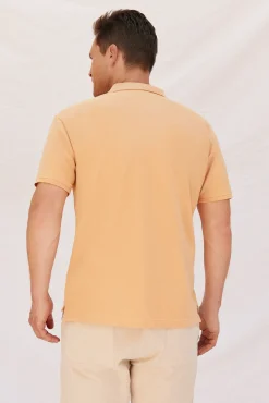 Cortefiel Polo básico piqué Amarillo Online