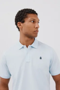 Cortefiel Polo básico piqué Azul Clearance