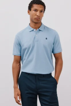 Cortefiel Polo básico piqué Azul Online