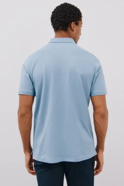 Cortefiel Polo básico piqué Azul Online