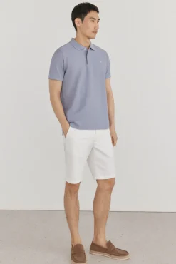 Pedro del Hierro Polo básico piqué regular Morado Clearance