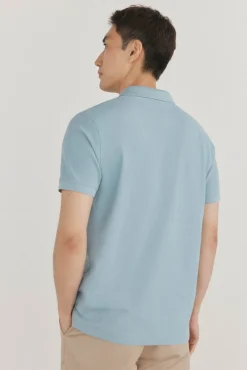 Pedro del Hierro Polo básico piqué regular Azul Clearance