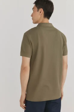 Pedro del Hierro Polo básico slim Verde