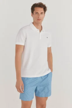 Pedro del Hierro Polo básico slim Blanco Sale