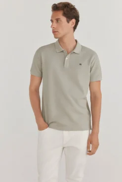 Pedro del Hierro Polo básico slim Verde