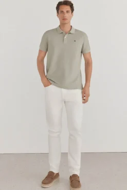 Pedro del Hierro Polo básico slim Verde
