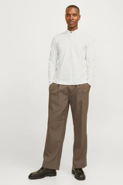 Jack & Jones Polo clásico manga larga Blanco Best