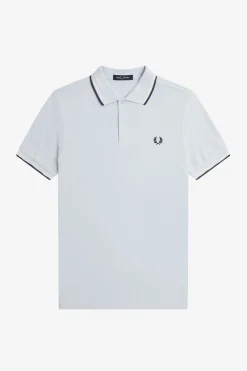 Fred Perry Polo con ribete con dos franjas Azul Hot