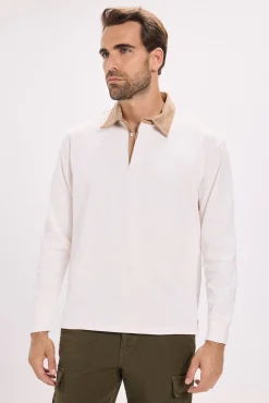 Jack & Jones Polo cuello contraste Blanco New