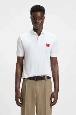HUGO Polo de manga corta Blanco Online