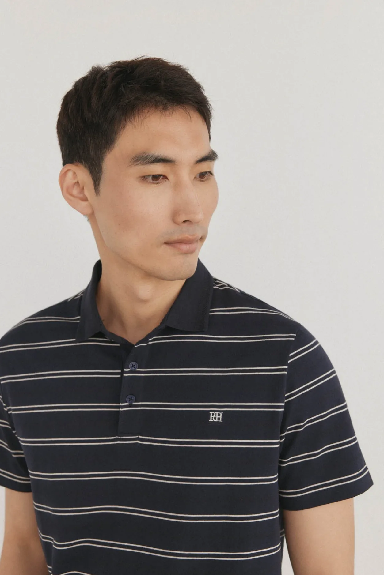 Pedro del Hierro Polo de rayas Azul Hot