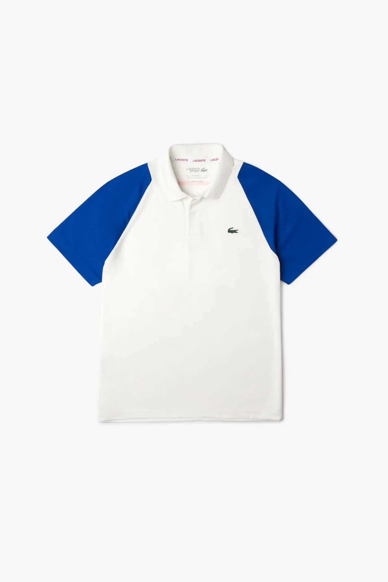 Lacoste Polo estilo color block Blanco Discount
