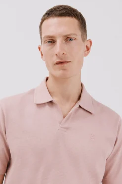 Cortefiel Polo estructura Rosa Best