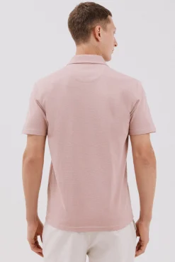 Cortefiel Polo estructura Rosa Best