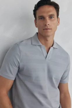 Pedro del Hierro Polo estructura jacquard Gris Hot