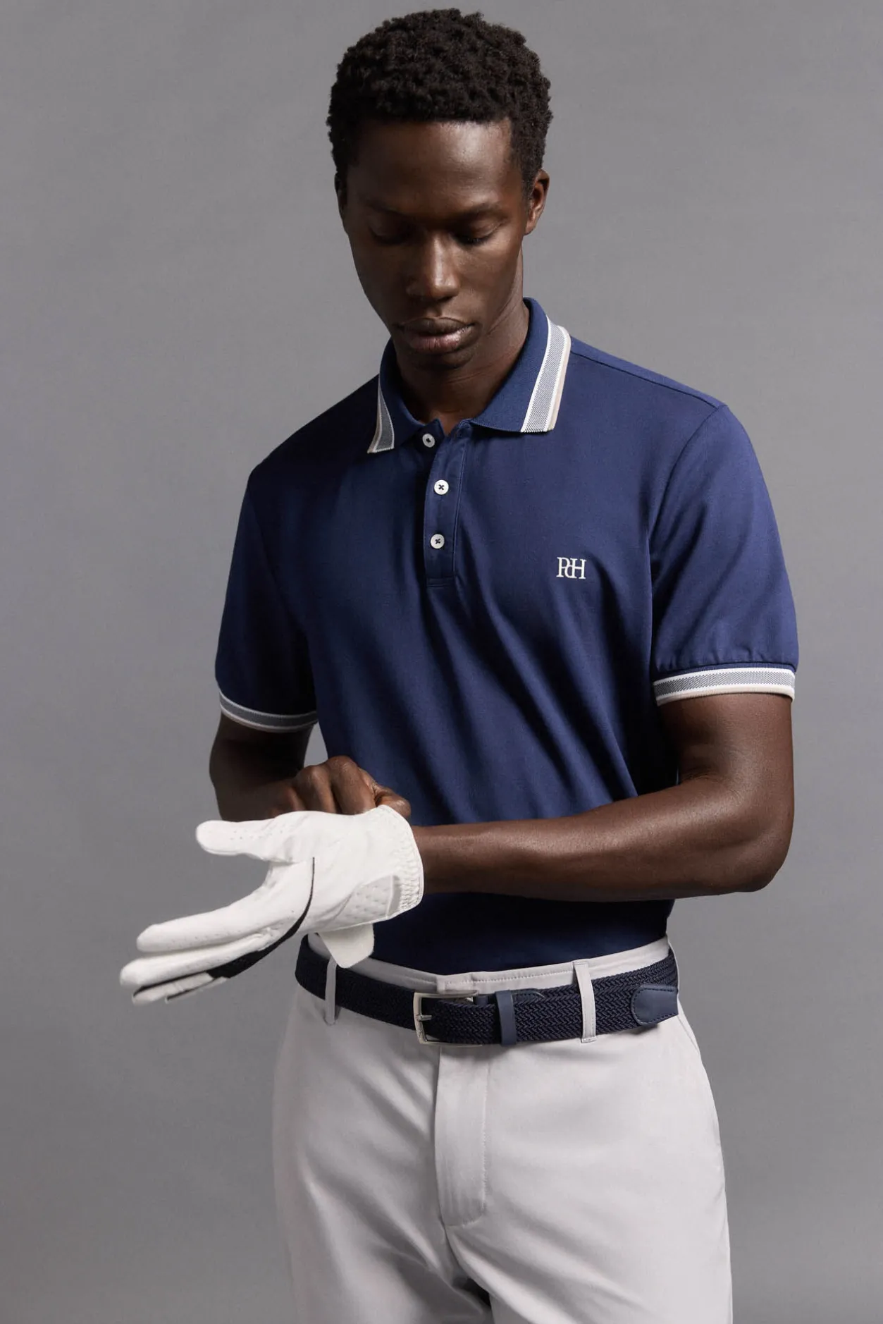 Pedro del Hierro Polo liso golf Azul Online