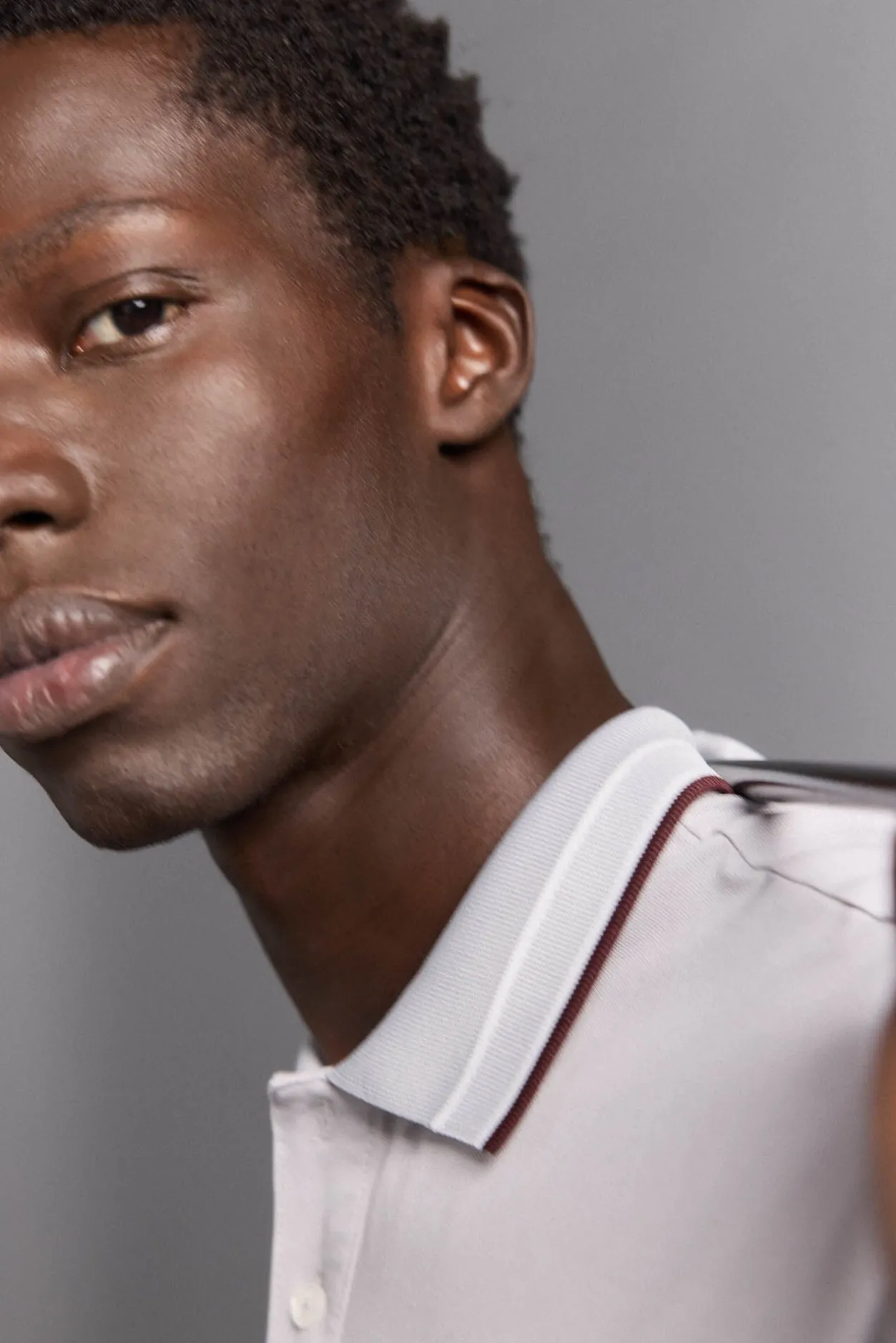 Pedro del Hierro Polo liso golf Gris Clearance