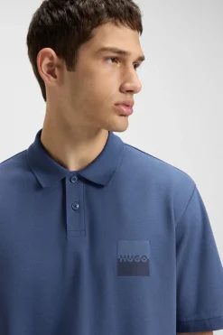 HUGO Polo manga corta Azul New