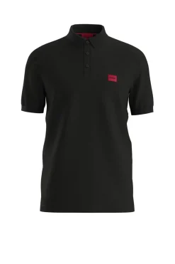 HUGO Polo manga corta Negro Discount