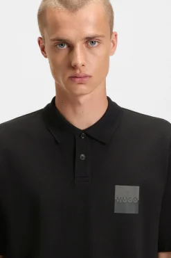 HUGO Polo manga corta Negro Discount