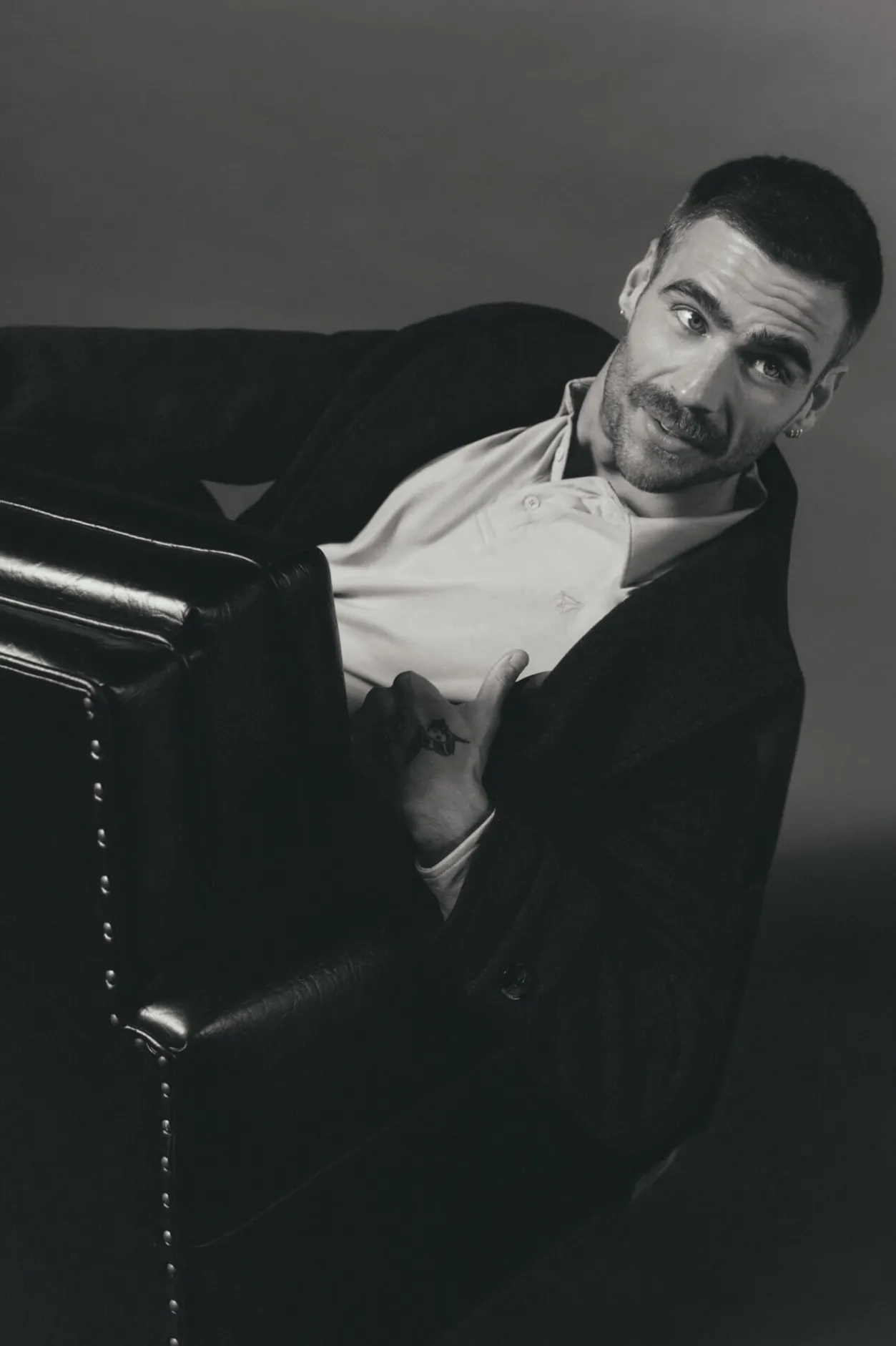 OOTO Polo manga larga Gris Hot