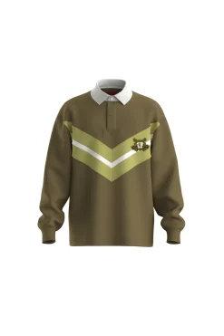 HUGO Polo manga larga Verde Hot