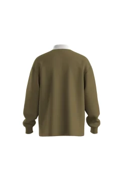 HUGO Polo manga larga Verde Hot