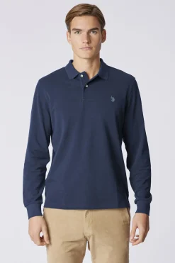 Us Polo Polo manga larga Must Azul