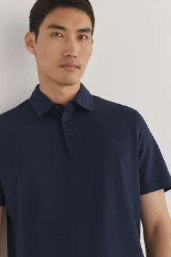 Pedro del Hierro Polo mercerizado Azul Hot