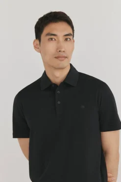 Pedro del Hierro Polo mercerizado Negro Hot