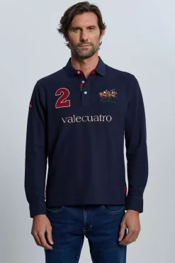 Valecuatro Polo modelo caballos Azul marino Clearance
