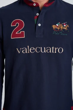 Valecuatro Polo modelo caballos Azul marino Clearance