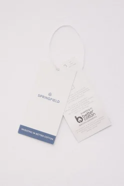 Springfield Polo piqué básico regular fit azul Clearance