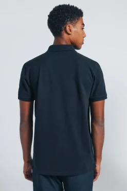 Springfield Polo piqué slim fit negro Sale