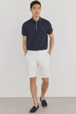 Pedro del Hierro Polo puños contraste Azul Outlet