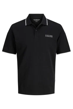Jack & Jones Polo regular fit negro Outlet
