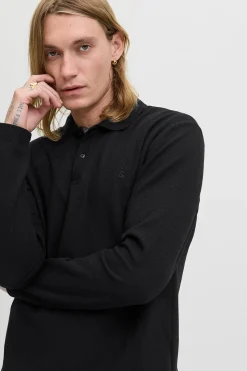 Jack & Jones Polo regular fit negro Outlet