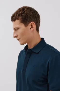 Cortefiel Polo regular fit Azul marino Online