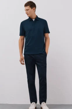 Cortefiel Polo regular fit Azul marino Online