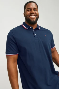 Jack & Jones PLUS Polo regular fit PLUS azul Hot