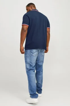 Jack & Jones PLUS Polo regular fit PLUS azul Hot