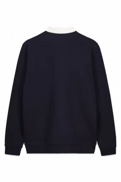 OOTO Polo rugby manga larga Azul marino