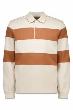 Cortefiel Polo rugby rayas Beige Online