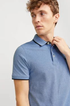 Jack & Jones Polo slim fit azul New