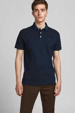 Jack & Jones Polo slim fit azul Outlet
