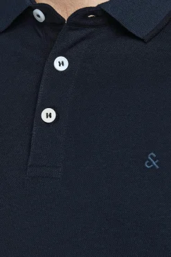 Jack & Jones Polo slim fit azul Outlet