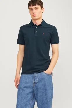 Jack & Jones Polo slim fit azul Discount
