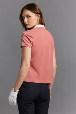 Pedro del Hierro Polo técnico manga corta golf Rosa Best