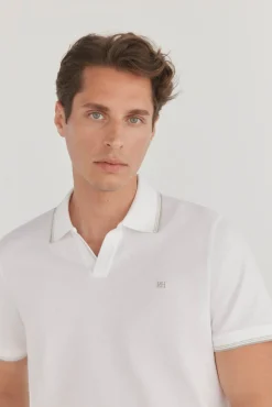 Pedro del Hierro Polo tips Blanco Best