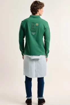 Valecuatro Polo de hombre intenso escudo España Verde Online
